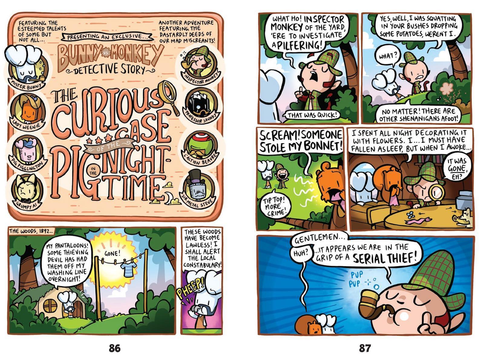 Sách ngoại văn: Bunny Vs Monkey - Rise Of The Maniacal Badger