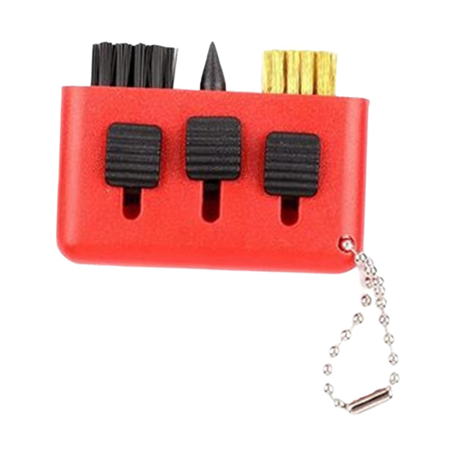 Golf Club Cleaning Brush Convenient Carrying for Golf Club Maintenance, Tool