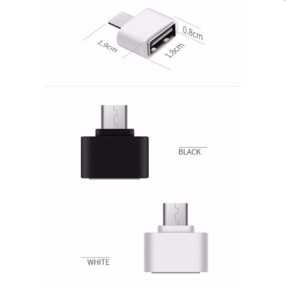 Cáp OTG kết nối, mở rộng bộ nhớ điện thoại với USB