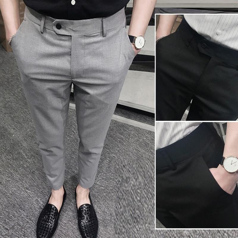 Quần Tây Nam Công Sở iMan Store , Quần Âu Nam Hàn Quốc Vải Chéo Cao Cấp Co Dãn, Chống Nhăn Xù - Hàng VNXK