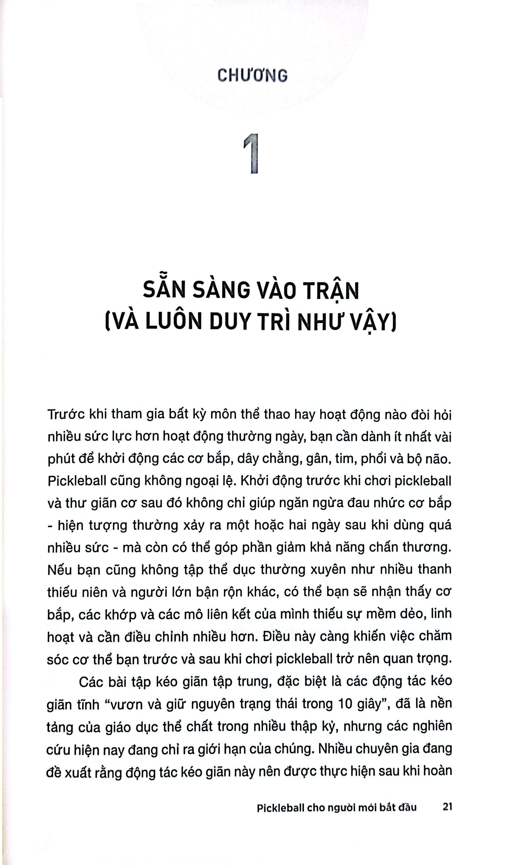 Sách - Pickleball Cho Người Mới Bắt Đầu