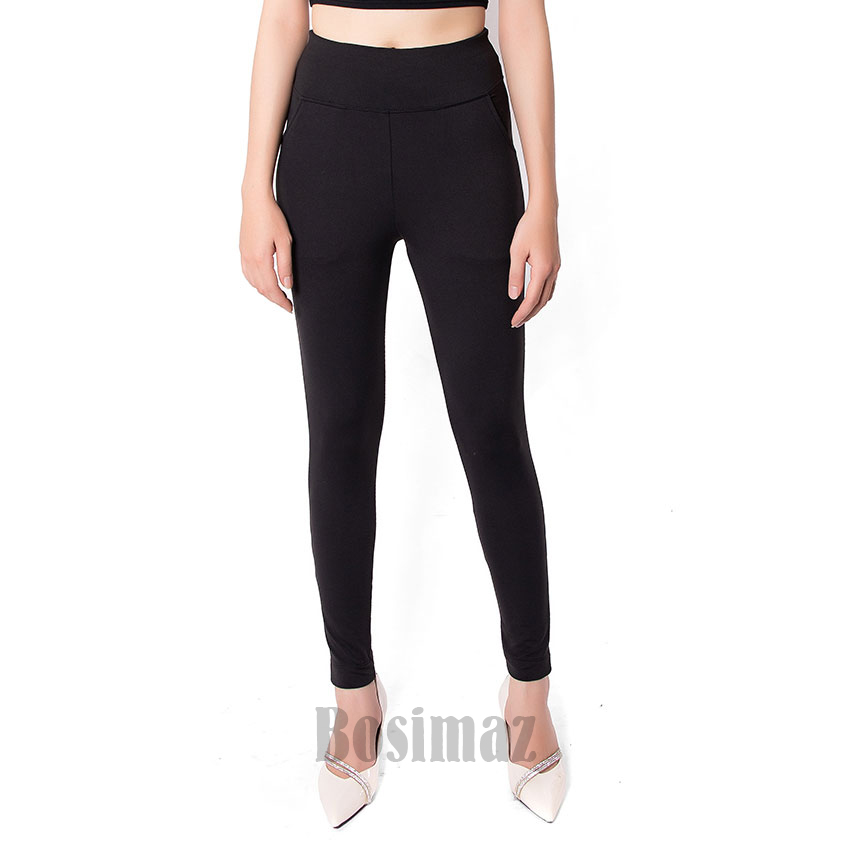 Quần Legging Nữ Bosimaz MS111 dài túi trước cao cấp, thun co giãn 4 chiều, vải đẹp dày, thoáng mát không xù lông