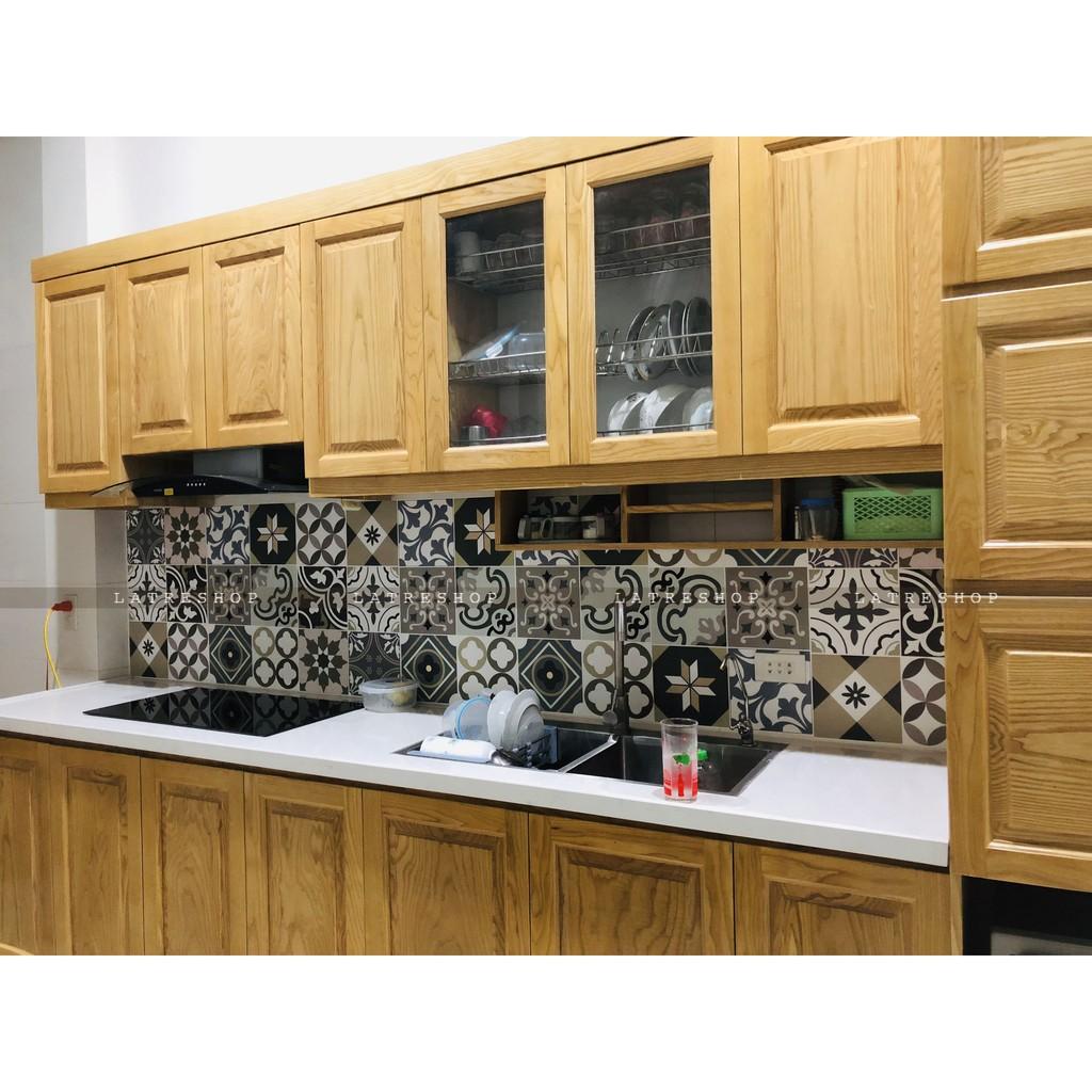 Decal dán tường decor dán bếp kính nhà tắm decor chịu nhiệt dễ lau chùi đề can loại 1 - Ceramic khổ 40x60cm 0004