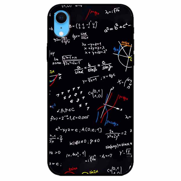 Ốp lưng in cho Iphone Xr Mẫu Toán Học 2