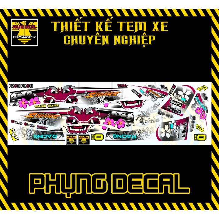 Tem rời dành cho sirius đầu lân trắng