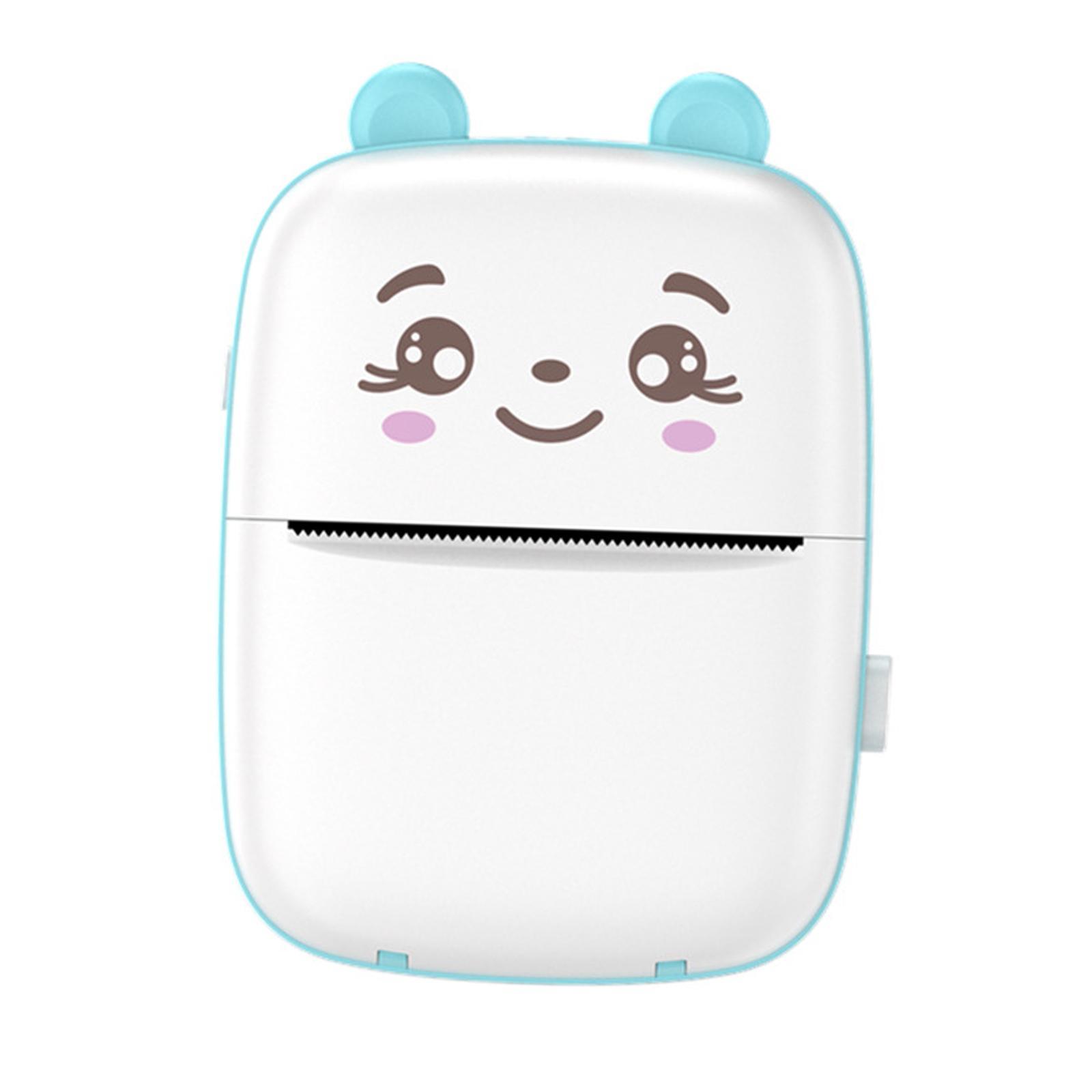 Mini Pocket Printer Blue White