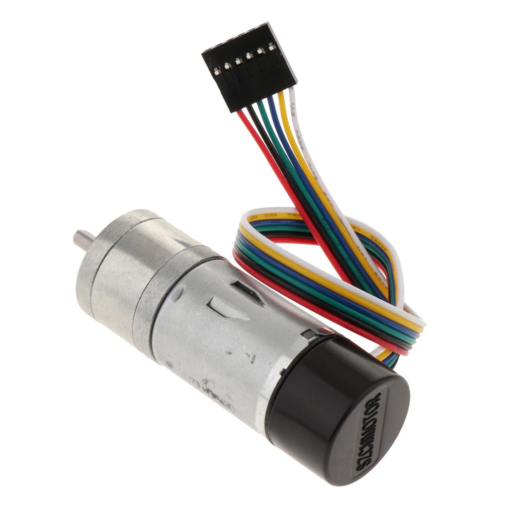 DC 3V 6V 9V 12V 24V Sâu Thiên Giảm Động Cơ với Bộ Mã Hóa 6- 2000 VÒNG/PHÚT