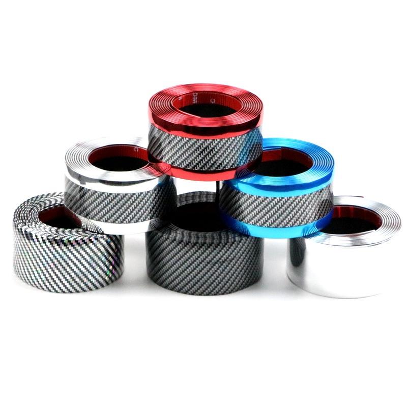 Miếng Dán Viền Cửa Xe Hơi Bằng Cao Su + Cao Su Chống Thấm Nước/ Chống Va Chạm 5D DIY