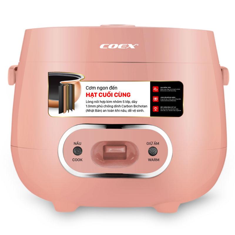Nồi cơm điện 1.2 lít Coex CR-3423 - Hàng Chính Hãng