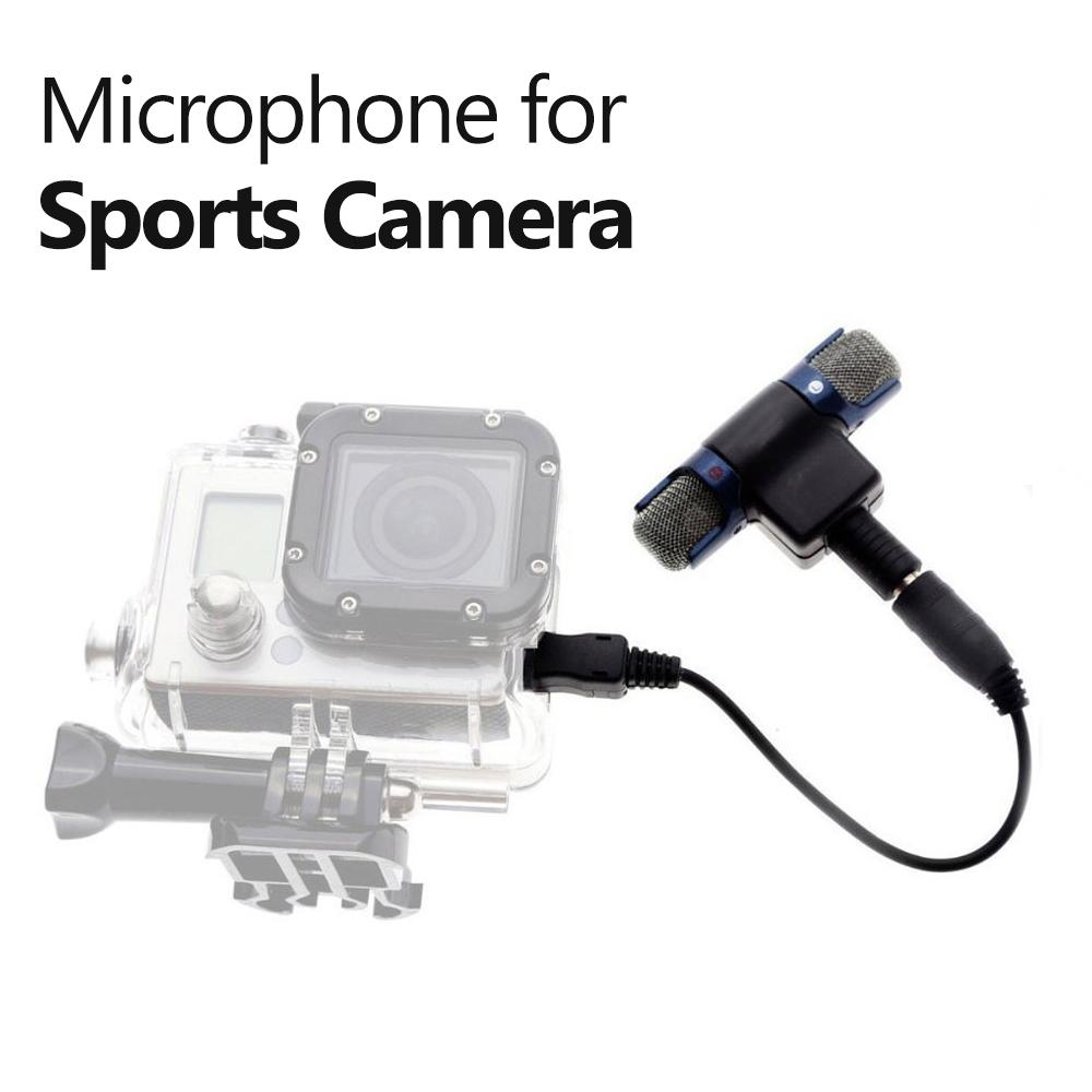 Giắc cắm micrô âm thanh nổi 3,5 mm với cáp USB Aadapter Thay thế cho điện thoại thông minh máy ảnh thể thao GoPro hero 3/3 + / 4