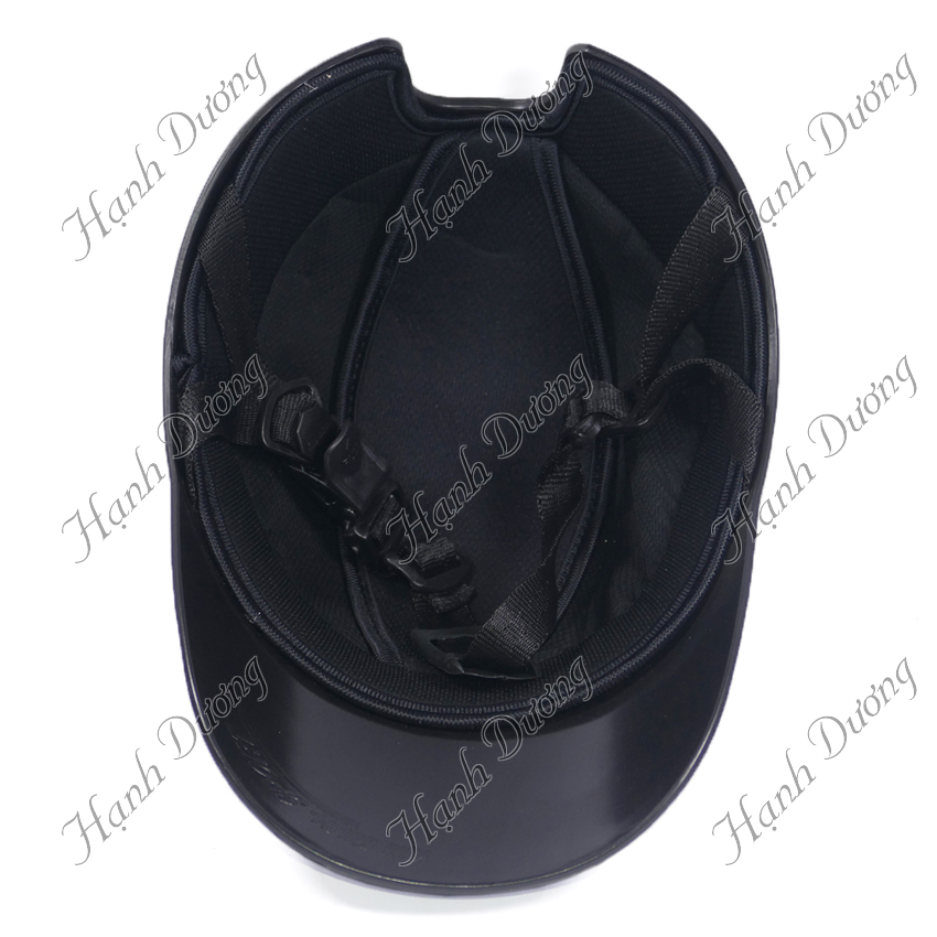 Mũ bảo hiểm thời trang gắn mặt sắt nón lưỡi trai có khoét đuôi dễ dàng buột tóc cao thoải mái