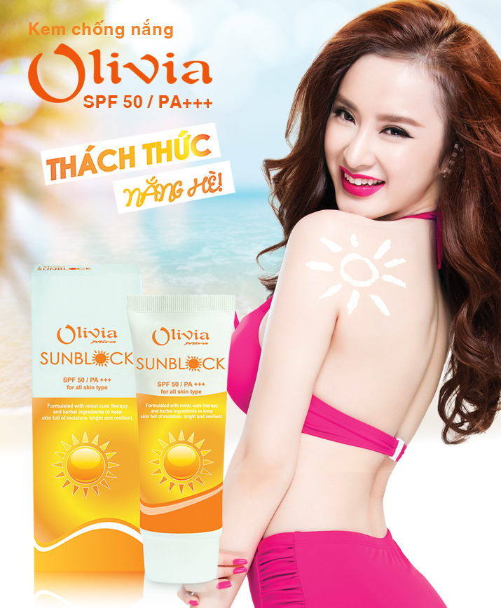 Kem chống nắng Olivia Mira Sun Cream Hàn Quốc 60ml tặng kèm móc khoá