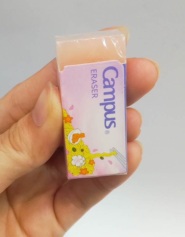 Bộ 3 Gôm Campus Kawaii ER-KWI-30 - Màu Cam