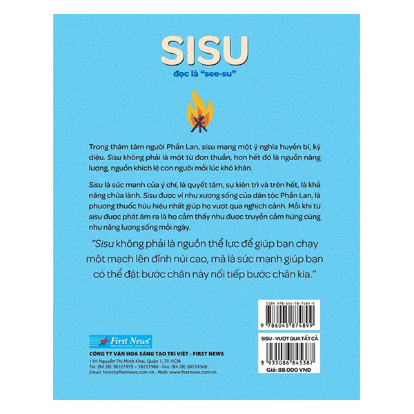 Sách SISU - Vượt Qua Tất Cả - Nghệ Thuật Sống Của Người Phần Lan