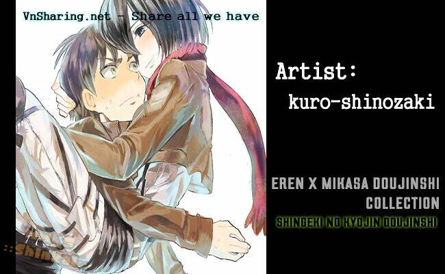 tấn công người khổng lồ - doujinshi eren x mikasa chapter 56 1