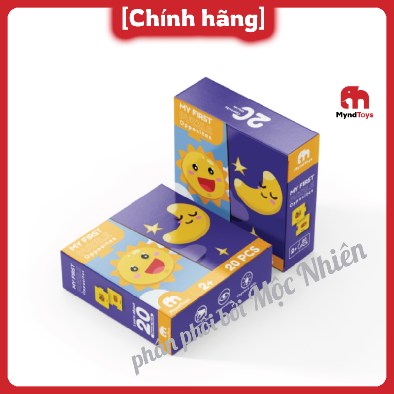 Đồ Chơi Xếp Hình MyndToys My First Puzzle - Opposites (Đối Lập) Dành Cho Các Bé Trên 2 Tuổi