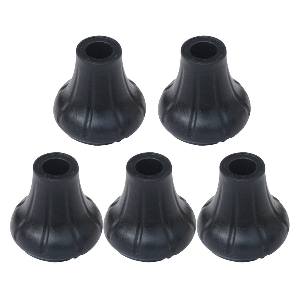 Trekking Poles Tips Walking Stick Caps Pads Shock-Absorbing Lightweight