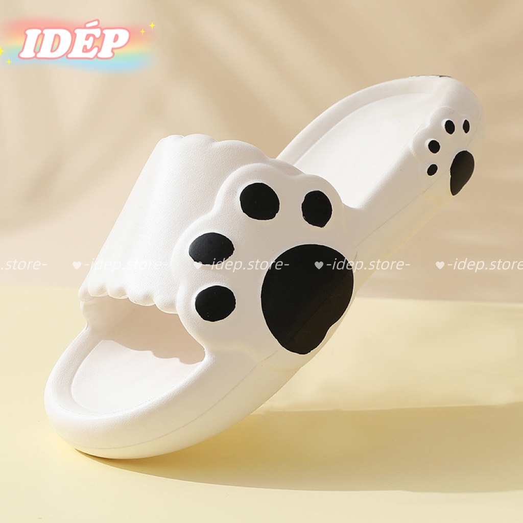 Dép bánh mì chân gấu đế dày 3.5cm siêu xinh chất EVA siêu nhẹ êm chân ullzang hot 2022 iDÉP- DL271