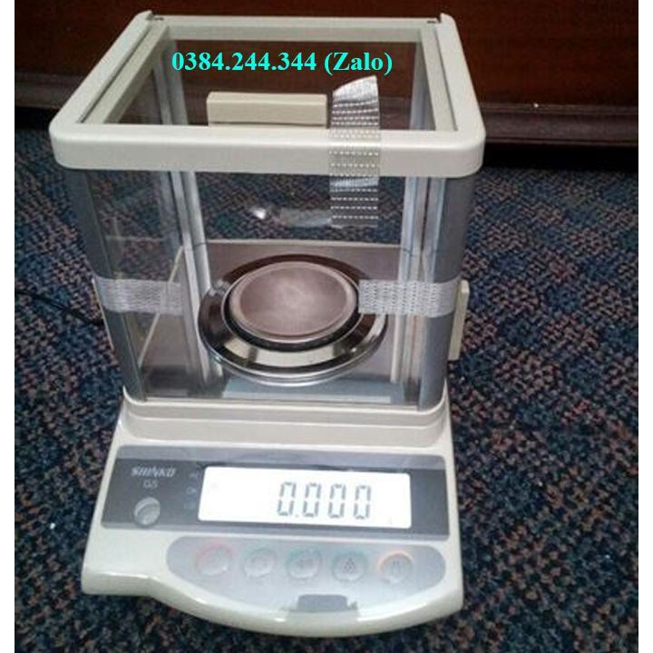 Cân điện tử kỹ thuật 3 số lẻ, Shinko GS 320g/0.001g có độ nhạy cao dùng cân vàng, mủ cao su, hóa chất, thí nghiệm