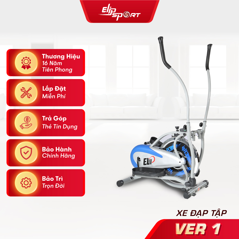 Xe đạp tập ELIP Ver 1 giá rẻ, bảo hành chính hãng, lắp đặt miễn phí