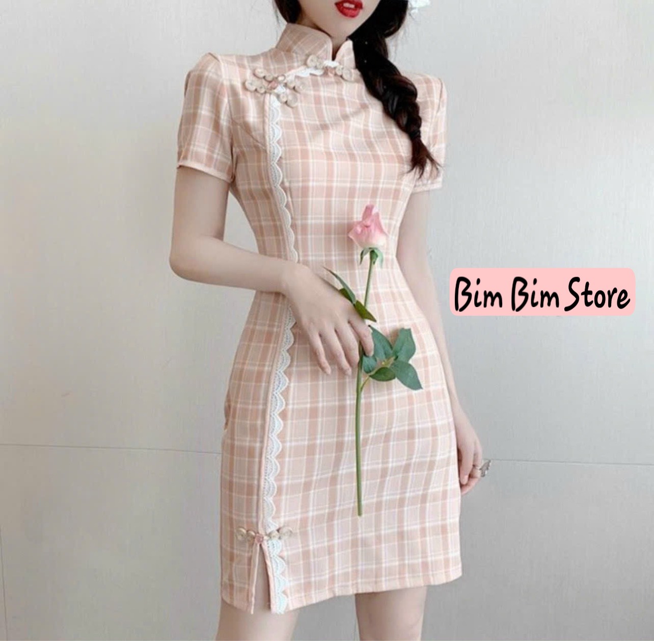 ĐẦM SƯỜN XÁM SIÊU XINH MÀU Y HÌNH