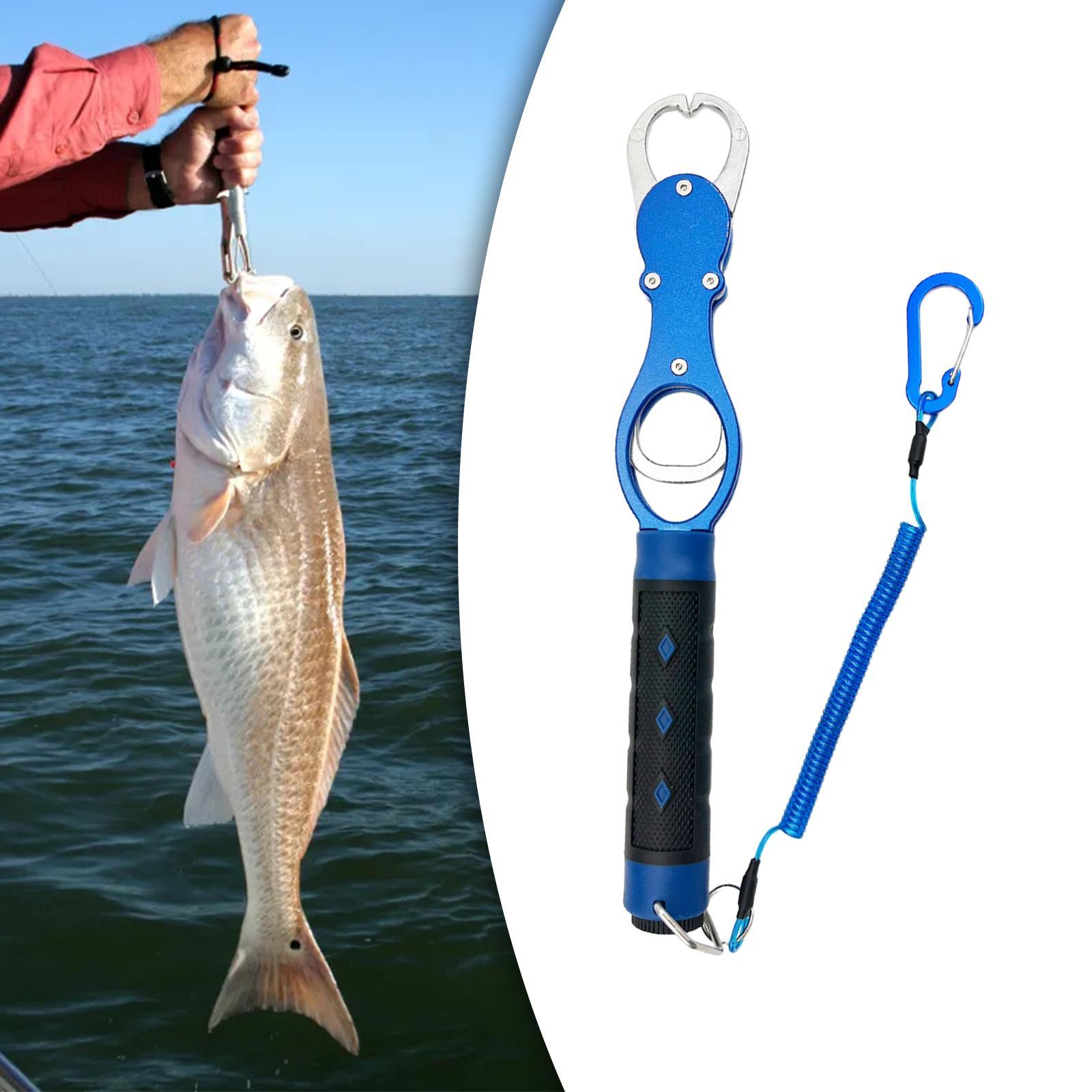 Fish Lip Gripper with Scale Fish Control Anti Slip Handle Fish Lip Grip Tool