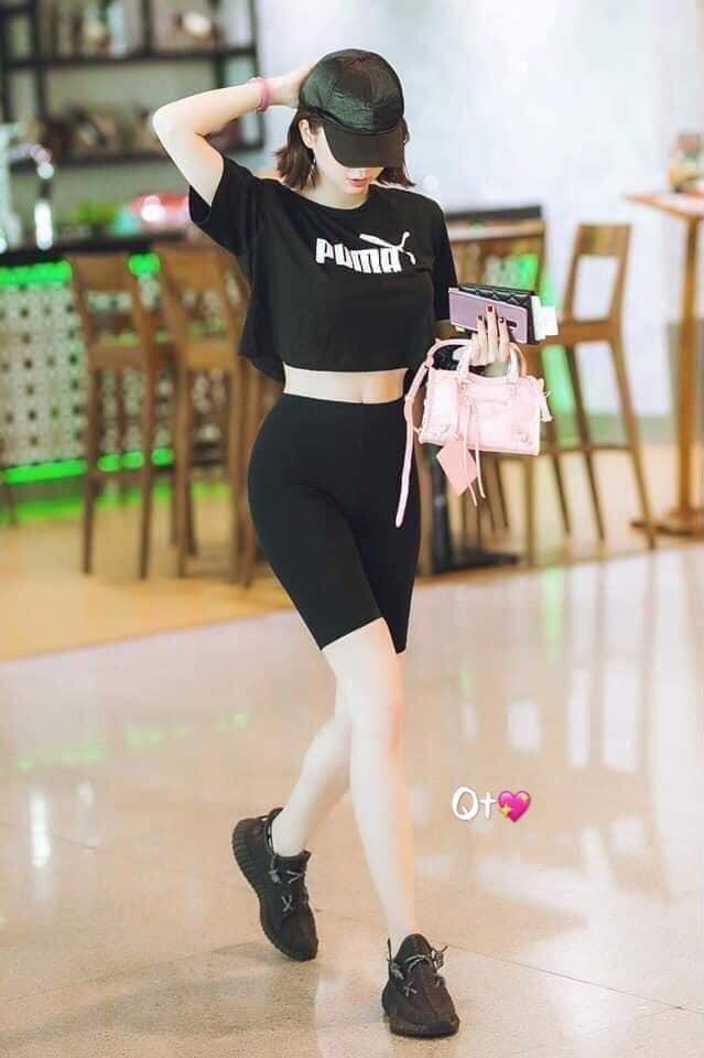 Quần Legging Lửng Nữ