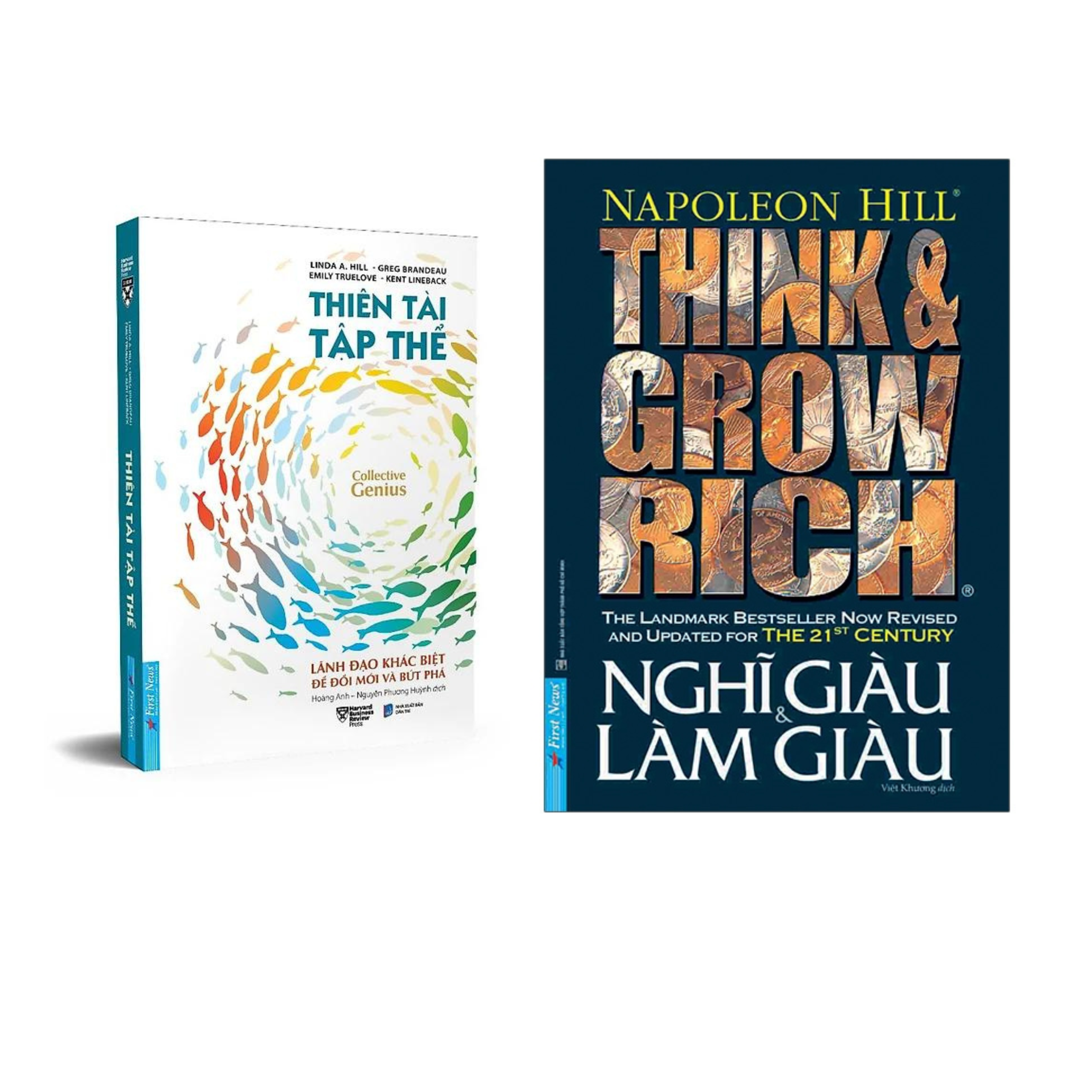 Combo 2 Cuốn : Thiên Tài Tập Thể + Nghĩ Giàu & Làm Giàu