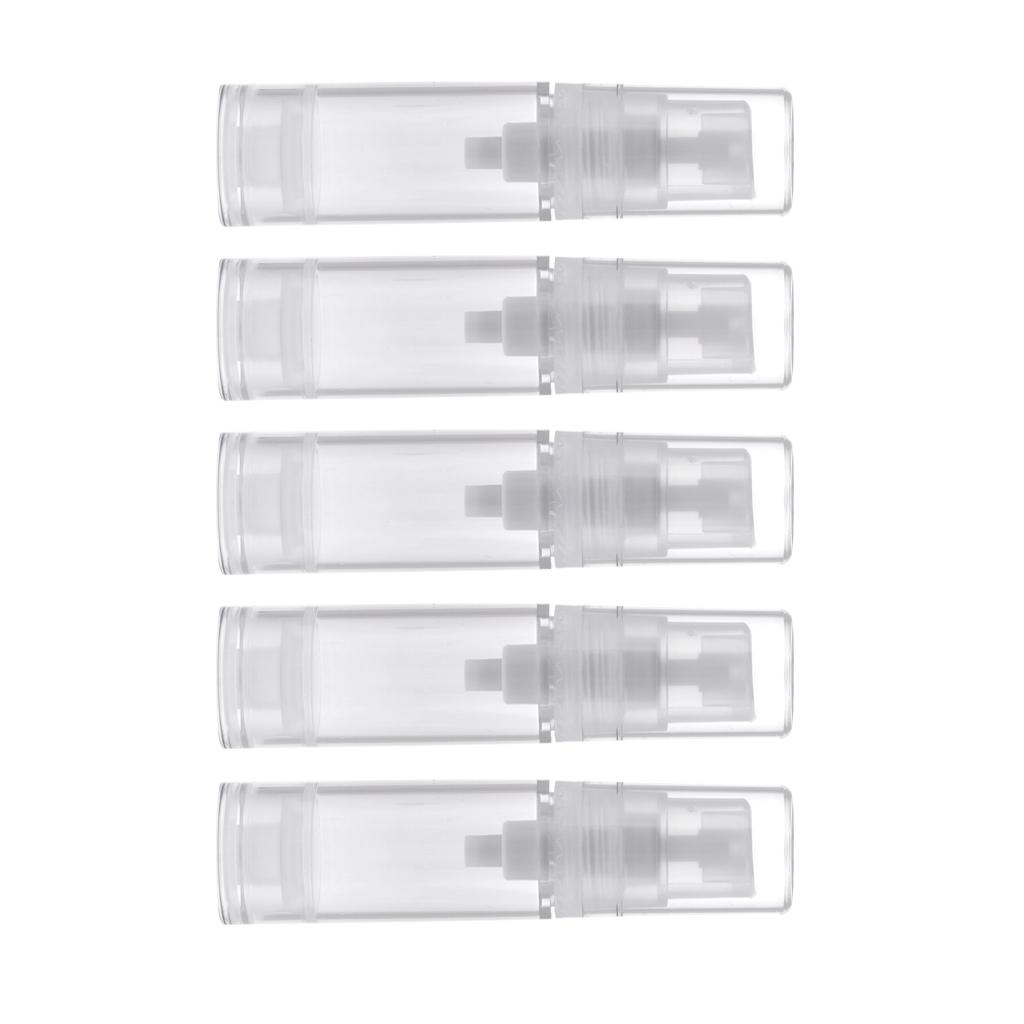 5 Cái 5 Ml Rõ Ràng Hút Chân Không Bình Đựng Mỹ Phẩm Loại Kem Dưỡng Hộp Đựng Ống Đựng