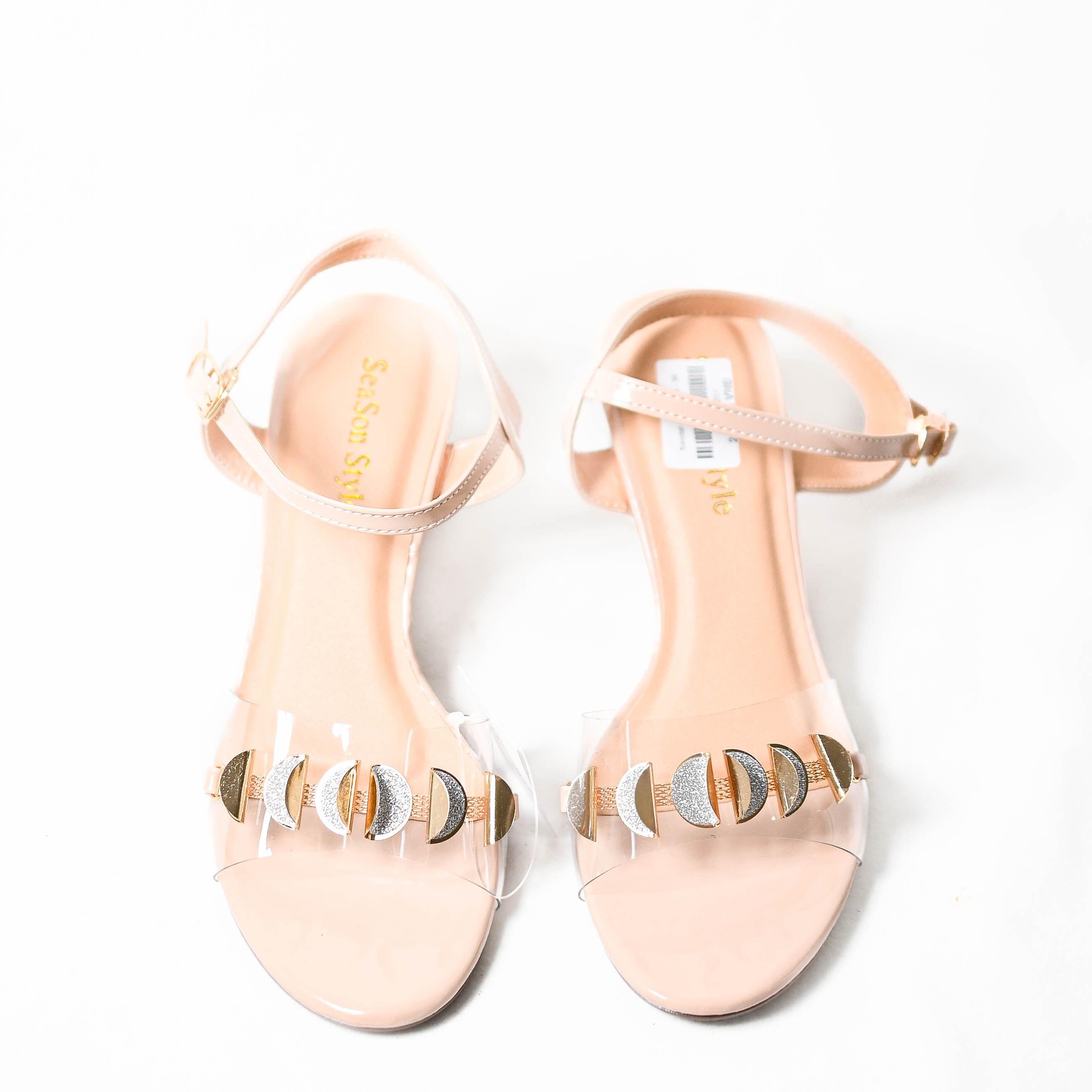 Sandal nữ cao gót đế 6F