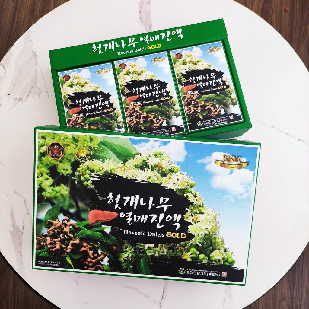 Nước uống Hovenia Dulcis Gold Bổ Gan, Mát Gan