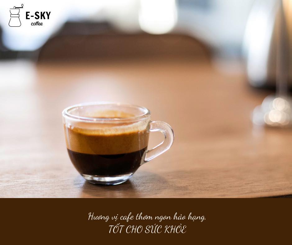 Combo Cà Phê Hạt Phỉ E-SKY Coffee, Cà Phê Rang Xay Nguyên Chất Arabica Cầu Đất 250g