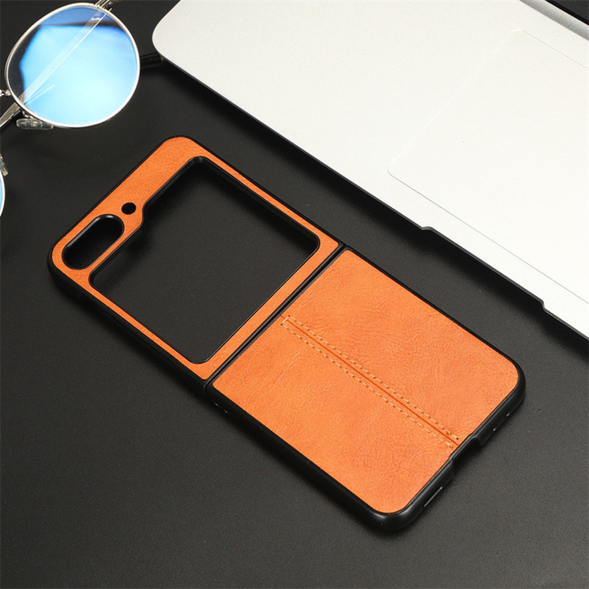 Ốp Lưng Case Da Dành Cho Samsung Galaxy Z Flip 5, Kai.N Leather Cover - HÀNG CHÍNH HÃNG