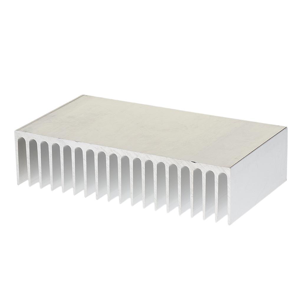 Aluminum Heatsink 100x182x45mm Cooling Radiator Cooler Fin Heat Dissipation