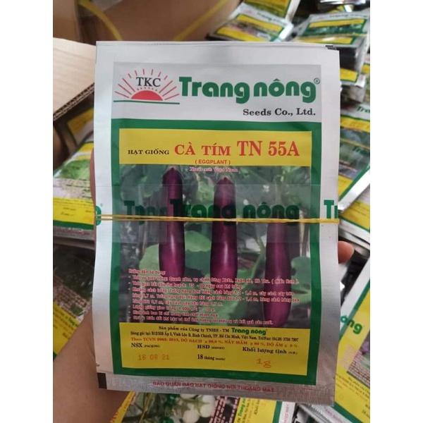 HẠT GIỐNG CÀ TÍM CAO SẢN TRANG NÔNG GÓI 1GR