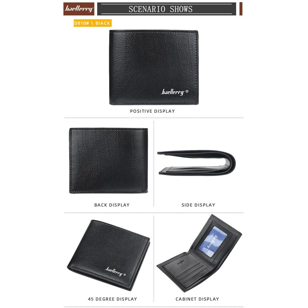 bóp ví nam nhiều ngăn mỏng nhẹ, gọn gàng, dễ sử dụng, phối đồ - VI00810