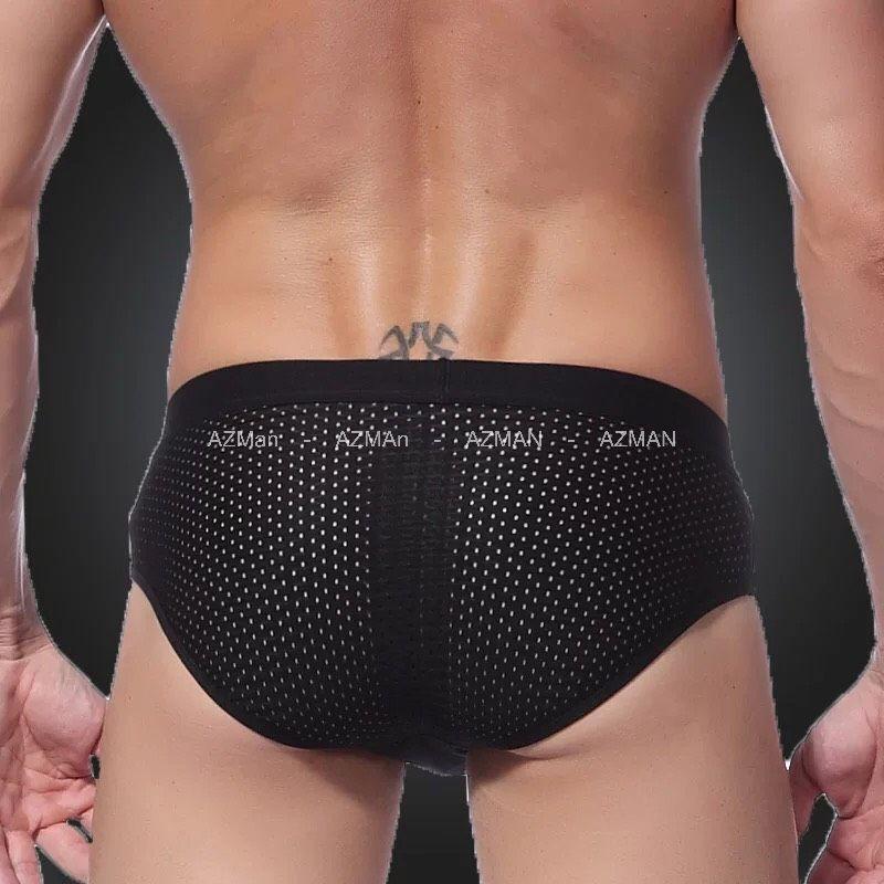 Hộp 4 Quần Lót Sịp Tam Giác Nam Brief Thông Hơi sexy lịch lãm cao cấp Men303