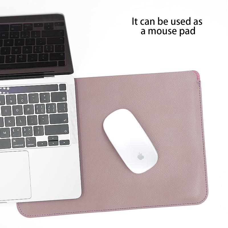 Cực Siêu Mỏng Túi Đựng Chăn, laptop Chất Liệu Da PU Cao Cấp Cho MacBook Air Pro 13 15 16 2018 Mac 12