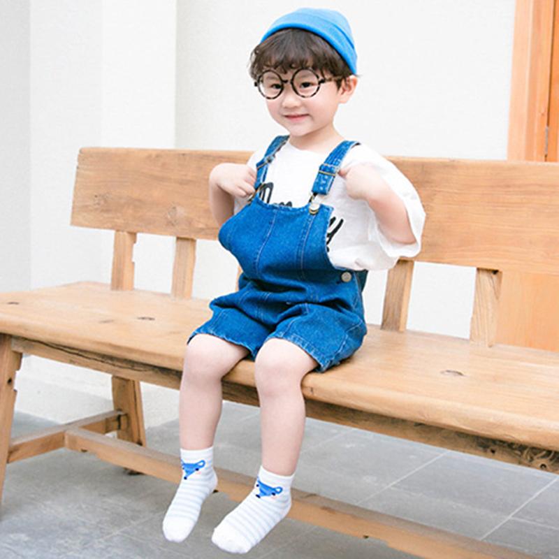 Set 5 Đôi Tất Lưới In Hình Dễ Thương Cho Bé