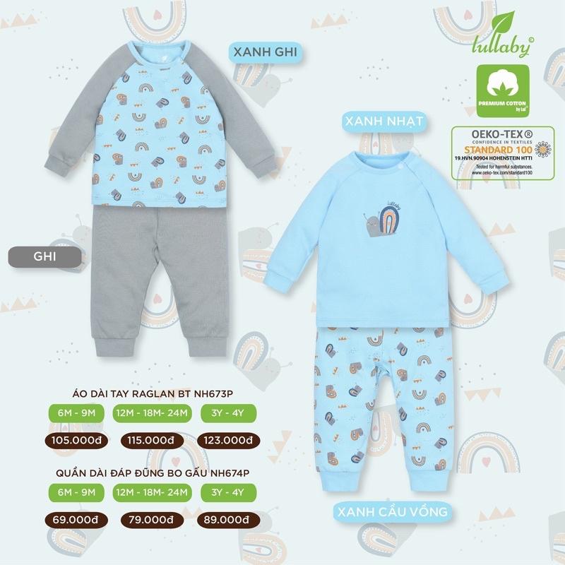 Bộ cotton Lullaby dành bé từ 3-6m đến 4y