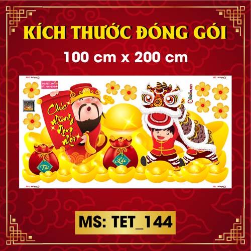 DECAL TRANG TRÍ TẾT 2023 COMBO SỐ 104