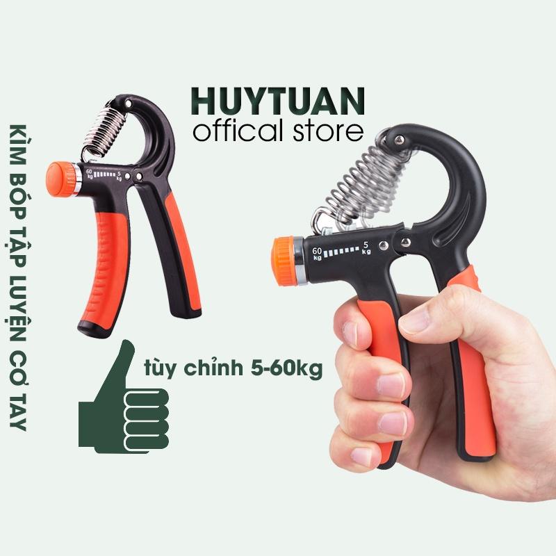 Dụng cụ tập gym tập tay, kìm bóp tập lực tay chữ a có lò xo điều chỉnh lực 5-60kg tập cơ ngón tay hiệu quả (KTT60)