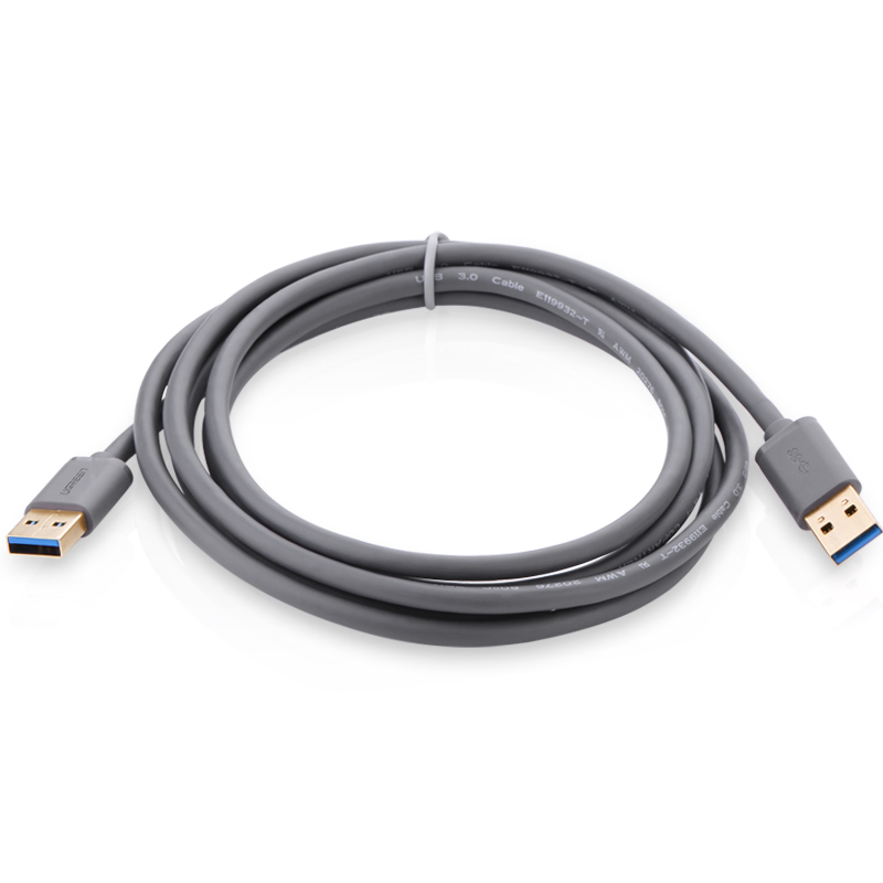 Dây USB 3.0 đực sang đực mạ vàng dài UGREEN US116 - Hàng chính hãng