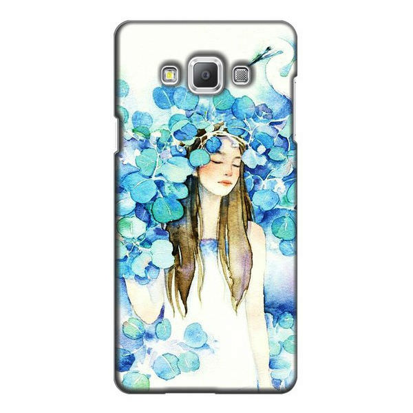 Ốp Lưng Dành Cho Điện Thoại Samsung Galaxy A7 - Cô Gái Lá Xanh