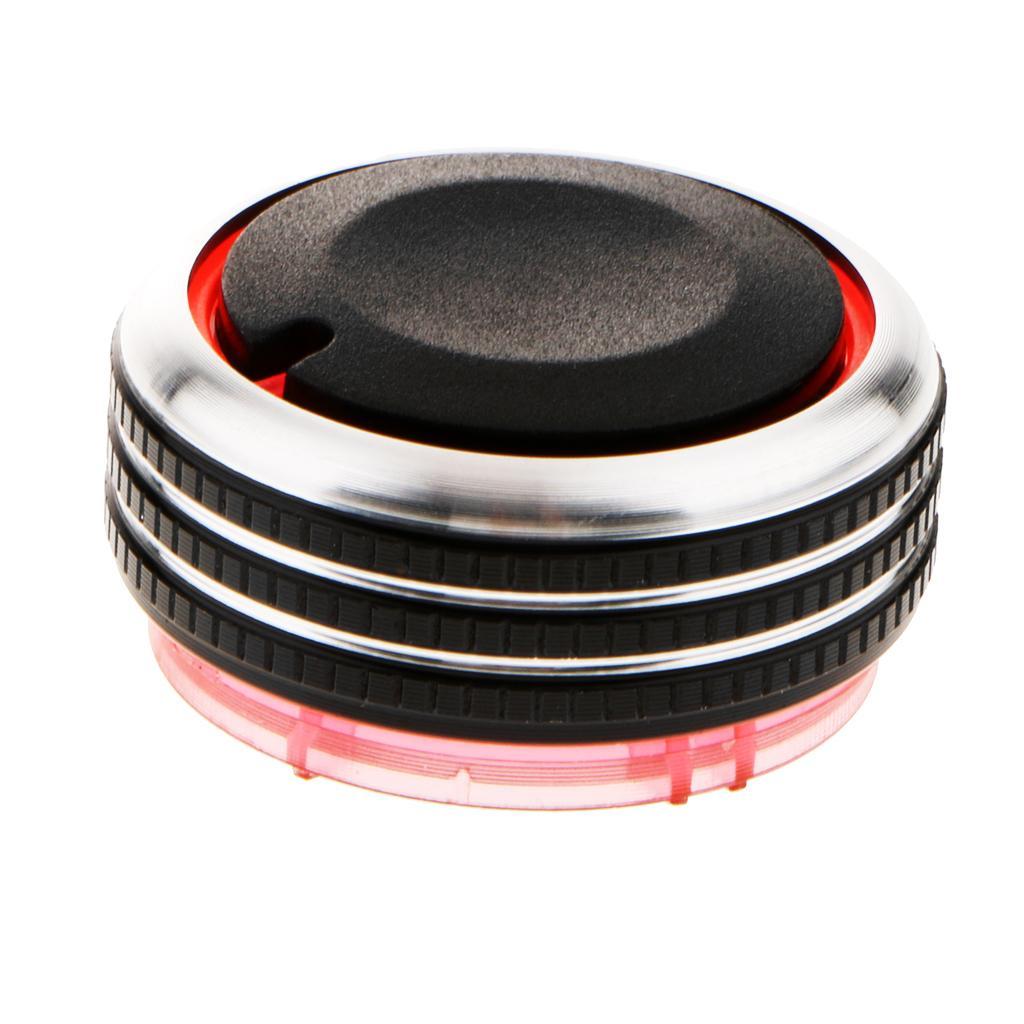 3 Pieces Car Interior AC Panel Control Switch Knob for 2002-2016 VW Polo Black/Red/Blue