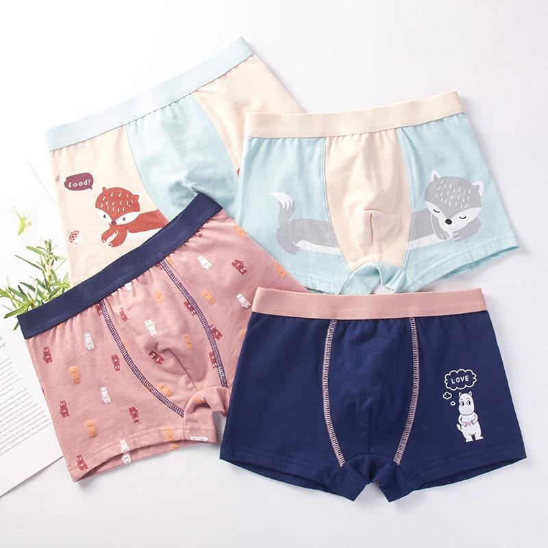 Quần lót bé trai 2 đến 9 tuổi quần chip trẻ em kháng khuẩn boxer sịp đùi cotton cao cấp nhập khẩu giao mẫu ngẫu nhiên