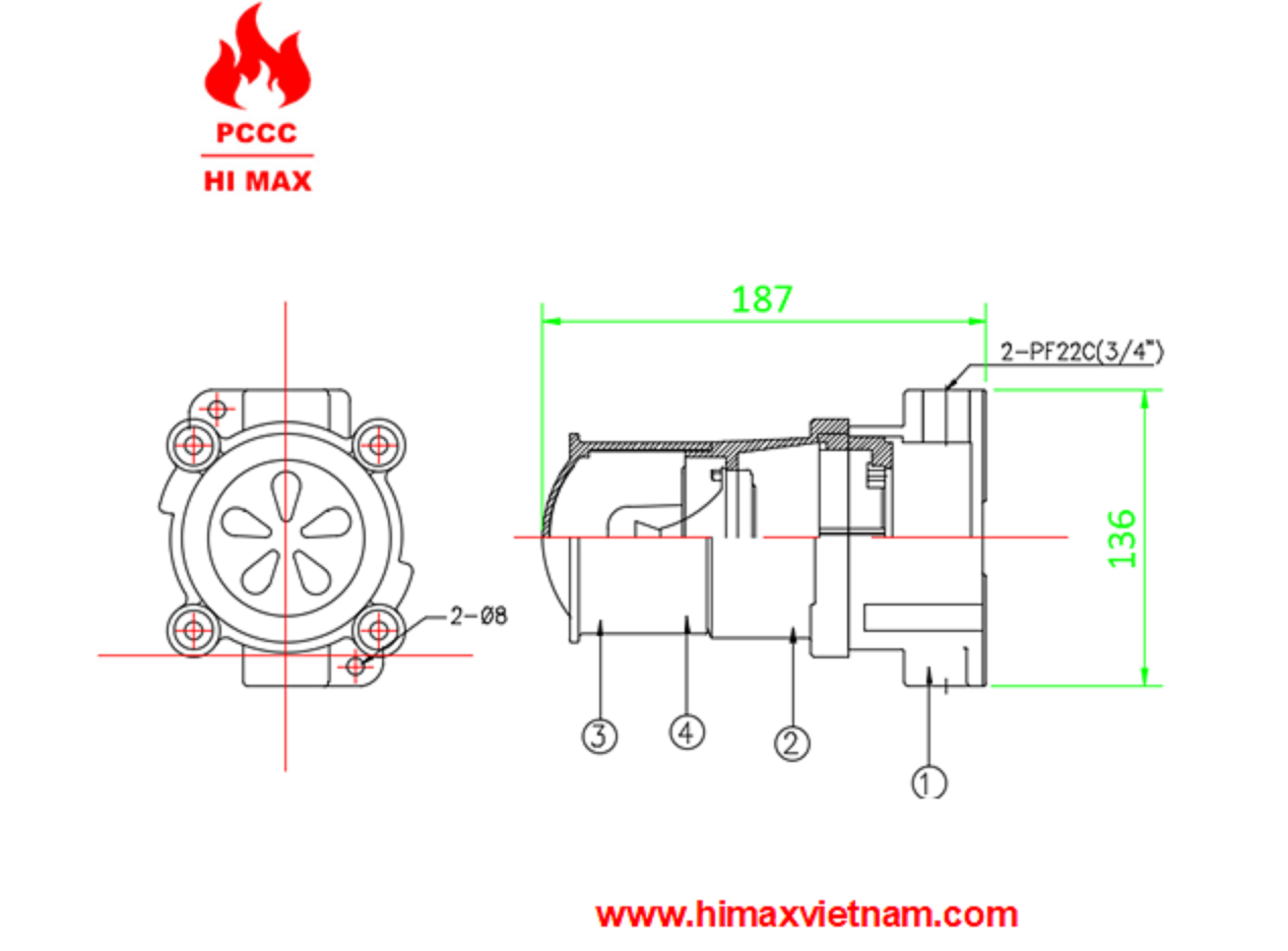 Còi điện chống nổ hi max FP-FKEX