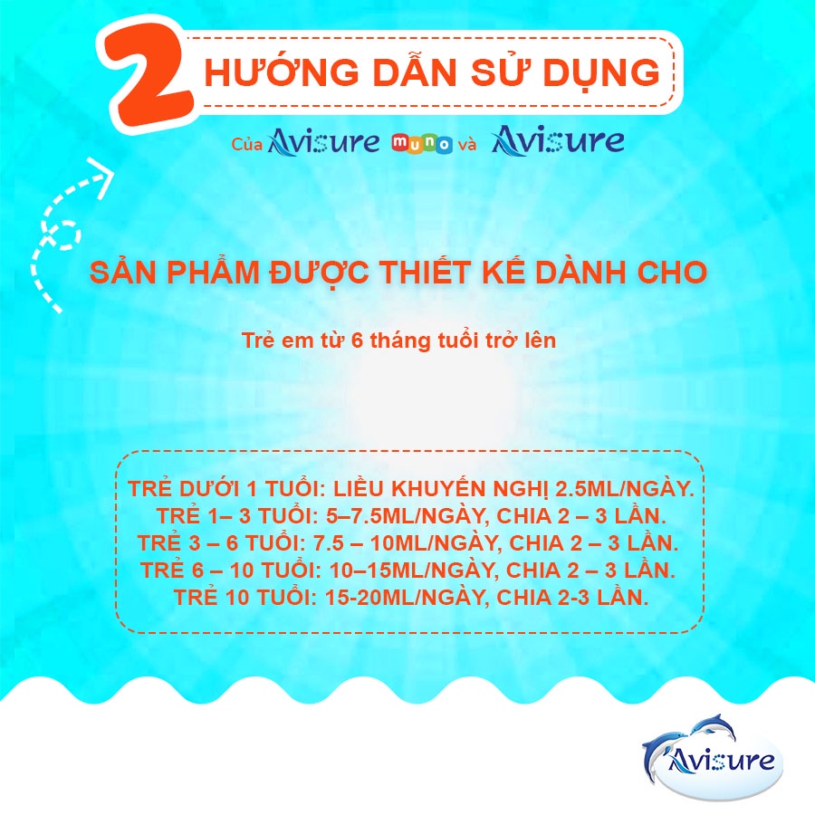 Avisure muno - Tăng sức đề kháng tự nhiên cho trẻ, bé ăn ngon, hấp thu tốt