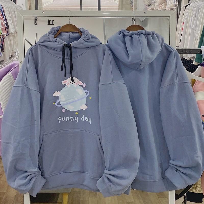 áo hoodie Funny day ảnh thật