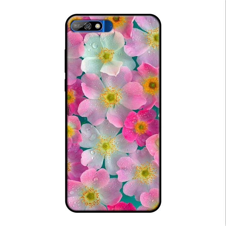 Ốp lưng điện thoại Huawei Y7 Pro 2018 viền silicon dẻo TPU  hình Hoa Cảnh - Hàng chính hãng